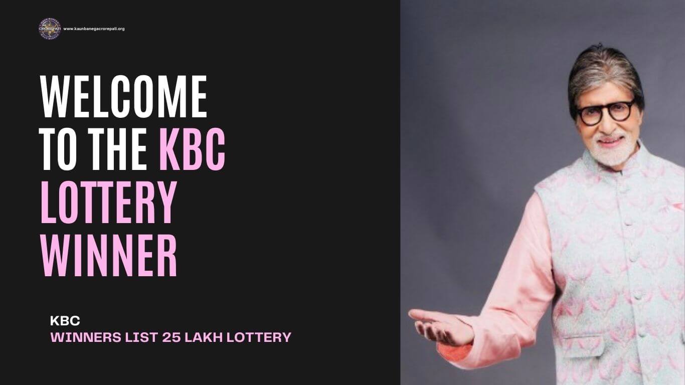 KBC Lottery Check Online - KBC Official Website